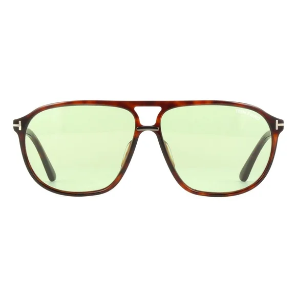 NEW TOM FORD MEN HAVANA GREEN SUNGLASSES BRUCE TF1026 54N SUNGLASSES FT1026/S - Picture 2 of 4